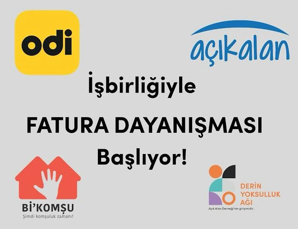 Fatura borçları için dayanışma ağı